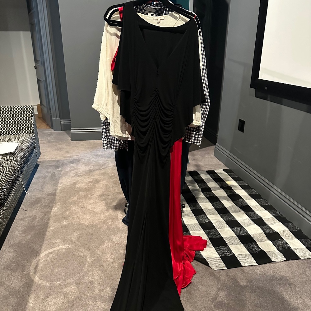 Nicole Miller long black dress